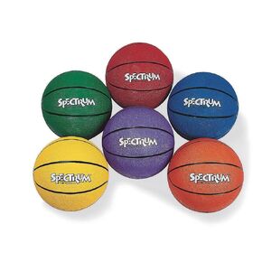 S&S Worldwide Spectrum™ Rubber Basketball - Junior, Red