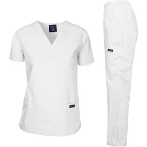 Dagacci Scrubs الزي الطبي للنساء والرجال مجموعة الدعك الطبية بلوزات وسراويل