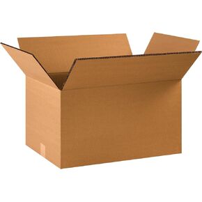 Partners Brand PHD221412DW Double Wall Boxes, 22"L x 14"W x 12"H, Kraft (Pack of 15)