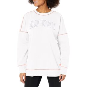 adidas Women's Sport Statement Boyfriend Crewneck