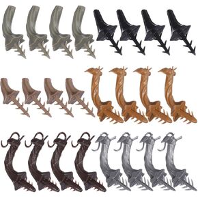 DECHOUS 24Pcs Pumpkin Stems, Faux Pumpkin Stems for Crafts, Halloween Plastic Pumpkin Stems DIY Pumpkin Head Accessory Fake Pumpkin Stems for Pumpkins Crafting Halloween Thanksgiving Harvest Fall