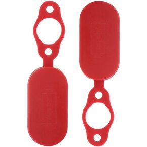2PCS Electric Scooter Charging Port Waterproof Cover Red Charging Port Waterproof Cover Accessory Fit for PR O Electric Scooter