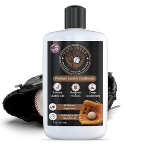 Premium Baseball Glove Oil 8oz, Baseball Glove Conditioner, Glove Oil To Break in Gloves, Baseball Glove Break in Oil, Baseball Glove Oil Conditioner, Baseball Glove Softener and Cleaner