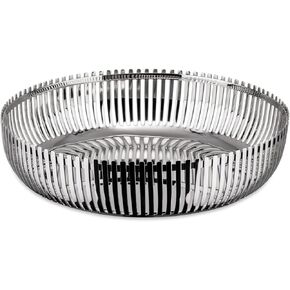 Alessi Round Basket, Silver