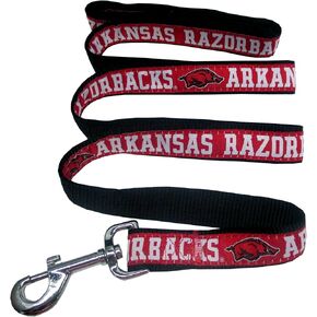 NCAA PET Leash Arkansas Razorbacks Dog Leash, Large Collegiate Team Leash for Dogs & Cats. A Sporty, Shiny & Colorful Cat Leash & Dog Leash Licensed by The College