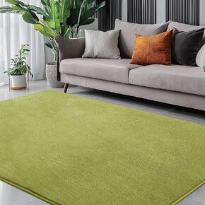 Andency 4x6 Area Rug for Bedroom, Navy Blue Soft Thickened Memory-Foam Living Room Carpets, Modern Shag Comfy Indoor Rug, Non-Slip Floor Mat for Boys Girls, Minimalist Rug Home Décor