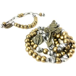 Catholic Heirlooms Mary Queen of Heaven Paracord Rosary for Men and Bracelet Set