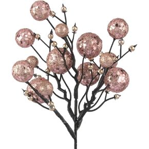 KI Store Red Christmas Tree Picks Stems Pack of 9 Artificial Glittered Berry Stems Red Tree Ornaments Decoration for Xmas Tree Halloween Wreath Garland Handcraft in Kuwait