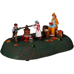 Lemax Village Collection Family Cider Battery Operated # 24950