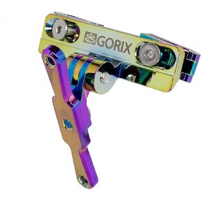 GORIX دراجة زجاجة قفص محول جبل قابل للتعديل MTB الطريق الدراجة المقود زجاجة مياه حامل مقعد آخر جبل (GX-SDLBC (الإصدار العالمي)) (بقعة الزيت) in Kuwait