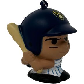 Party Animal MLB Squeezymates Milwaukee Brewers Yelich Squeezy Figurine, Team Colors, 2 1/2" Tall