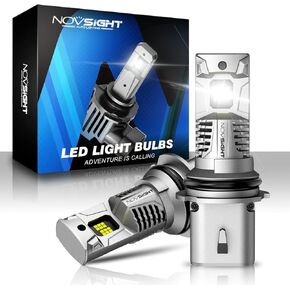 NOVSIGHT H11 LED Light Bulbs 6500K White, 18000 Lumens 1:1 Size Super Bright H11/H9/H8 LED Fog lights, Pack of 2