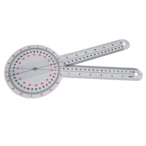 Plastic Goniometer 12 inch, 360 Degree Physical Therapy