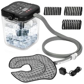 OasisSpace Cold Therapy System,Cryotherapy Machine with Timer,Therapy Ice Machine After Knee Surgery with Connector and Flexible Universal Pad,Ideal for Knee, Shoulder, Ankle, Cervical, Back