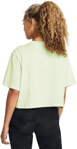 Under Armour Women's Boxy Crop Logo Short Sleeve T Shirt in Kuwait