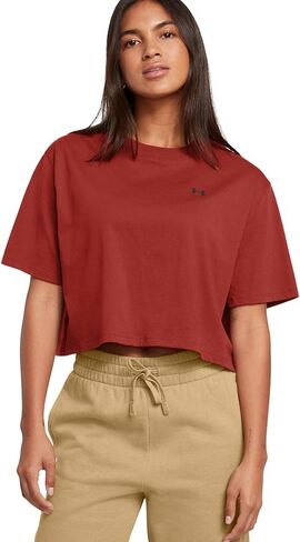 Under Armour Women's Boxy Crop Logo Short Sleeve T Shirt in Kuwait