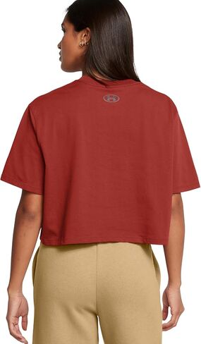Under Armour Women's Boxy Crop Logo Short Sleeve T Shirt in Kuwait