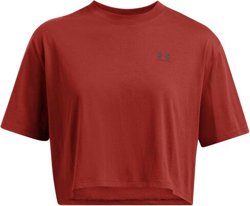 Under Armour Women's Boxy Crop Logo Short Sleeve T Shirt in Kuwait