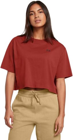 Under Armour Women's Boxy Crop Logo Short Sleeve T Shirt in Kuwait