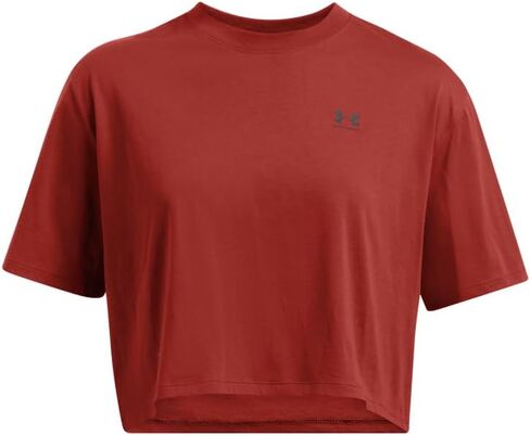 Under Armour Women's Boxy Crop Logo Short Sleeve T Shirt in Kuwait