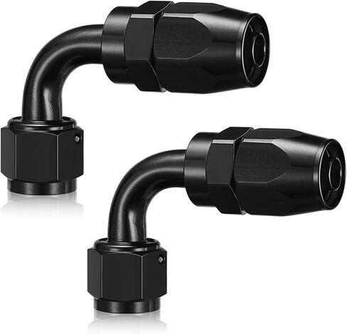 6AN Straight Swivel Hose End Fitting Aluminum Seal AN Hose End Fitting for Braided Fuel Line in Kuwait