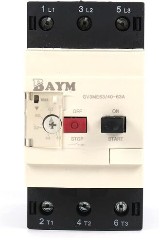 قاطع دائرة حماية المحرك BAYM® GV3-ME63 بقدرة 40-63 أمبير in Kuwait