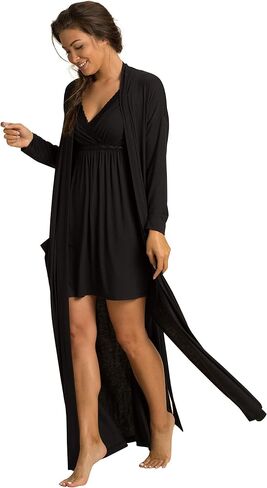 Barefoot Dreams Luxe Milk Jersey Women's Duster Robe, Light Pool Robe in Saudi Arabia