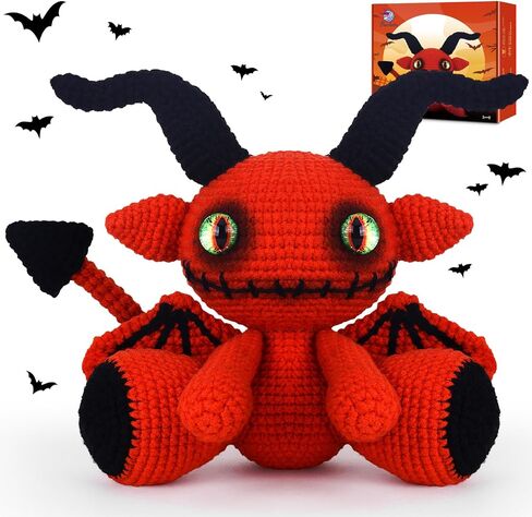 Crochetta Crochet Kit for Beginners, Squeeze Bubble Amigurumi Crocheting Kits w Step-by-Step Video Tutorials, Knitting Starter Supplies for Adults Kids, Anxiety Relief Bubble Chicken (40%+ Yarn) in Saudi Arabia