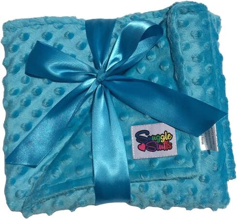 Reversible Unisex Children's Soft Baby Blanket Minky Dot (Choose Color) (Pink/Cream) in Kuwait