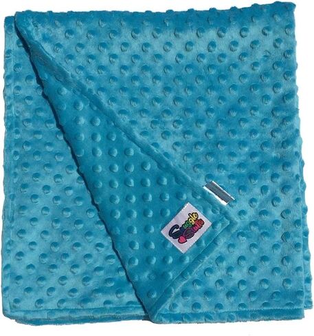 Reversible Unisex Children's Soft Baby Blanket Minky Dot (Choose Color) (Pink/Cream) in Kuwait
