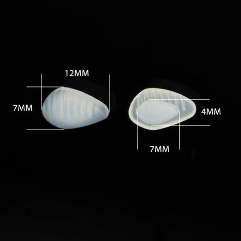 Soft Silicone Nose Pads for Nike Eye Glasses,3 Pairs/Pack (Black) in Saudi Arabia