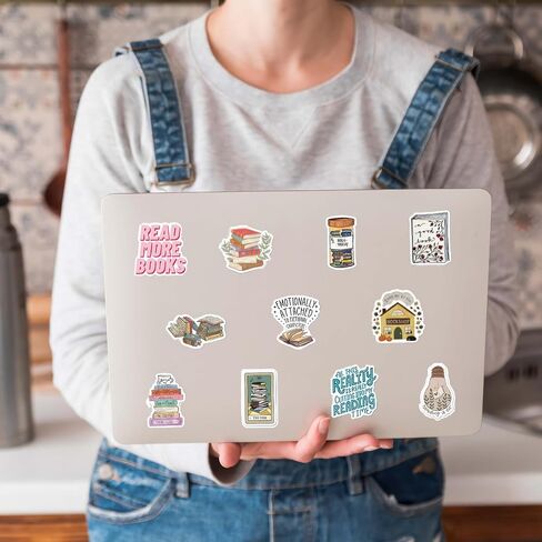 100 Pcs Book Stickers Pink Stickers Pink Stickers for Kids Teens Booktok Stickers Romance Book Stickers for Desk Backpacks Planners Book Lover Stickers Waterproof in Saudi Arabia