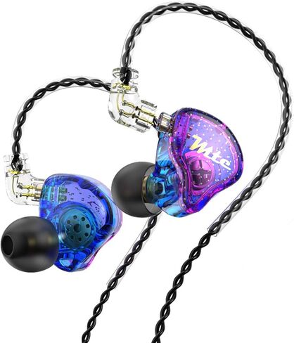 سماعات أذن TRN MTE IEM 1DD HiFi داخل الأذن، سماعات أذن TRN IEM ديناميكية داخل الأذن مع كابل C Pin قابل للفصل للموسيقى والألعاب والرياضة in Saudi Arabia