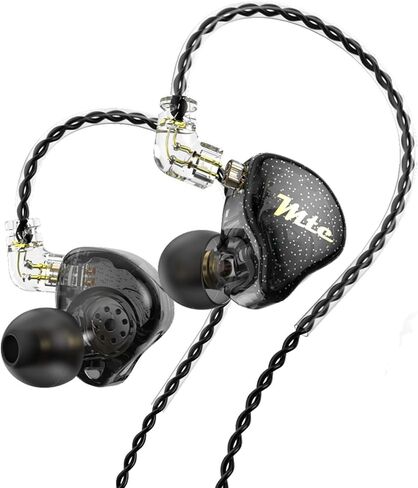 سماعات أذن TRN MTE IEM 1DD HiFi داخل الأذن، سماعات أذن TRN IEM ديناميكية داخل الأذن مع كابل C Pin قابل للفصل للموسيقى والألعاب والرياضة in Saudi Arabia