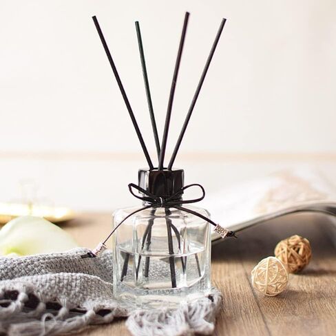 1 قطعة 120 مل/4 أونصة زجاجة ناشر زجاجية فارغة قابلة لإعادة الملء برطمانات ناشرة للروائح العلاجية حاوية تخزين إكسسوارات العطور تستخدم لاستبدال عصي الناشر اليدوية للديكور (شفاف) in Kuwait