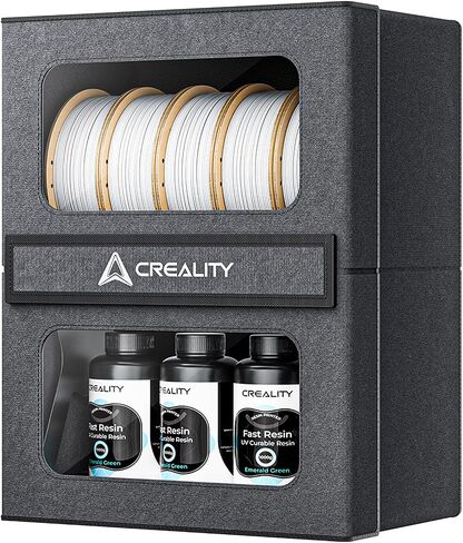 Creality Filament Storage Box, 2 Tier Storage Rack, Storage 10 Spools of 1kg Filament, 3D Printer Filament Storage Container for Filament/UV Resin in Saudi Arabia