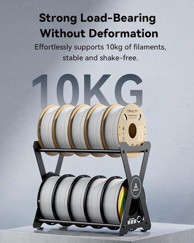Creality Filament Storage Box, 2 Tier Storage Rack, Storage 10 Spools of 1kg Filament, 3D Printer Filament Storage Container for Filament/UV Resin in Saudi Arabia