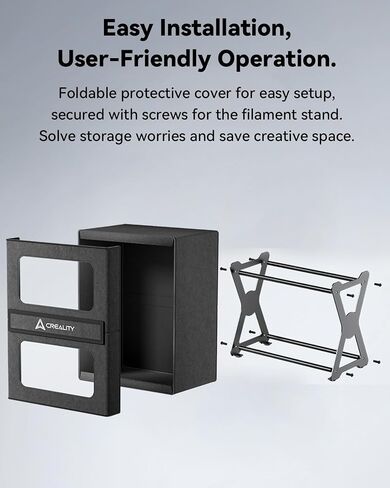 Creality Filament Storage Box, 2 Tier Storage Rack, Storage 10 Spools of 1kg Filament, 3D Printer Filament Storage Container for Filament/UV Resin in Saudi Arabia