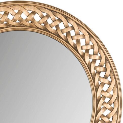 مرآة سلسلة مضفرة من مجموعة Safavieh Home Collection، باللون الأبيض in Kuwait