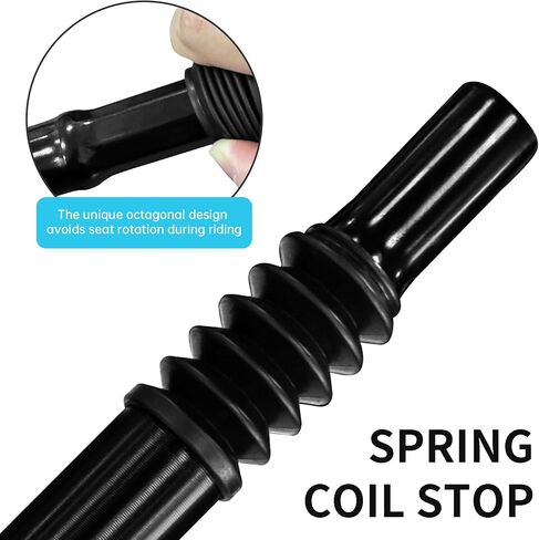 Bike Suspension Seat Post 27.2/28.6mm Shock Absorber Damper Bicycle Seat Post Mountain Bike Road Bicycle Seat Post in Saudi Arabia