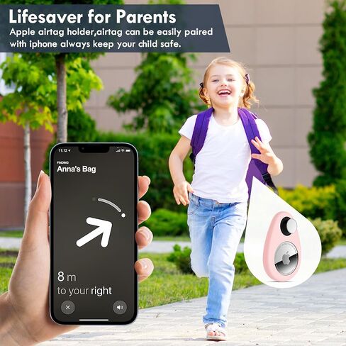 Airtag Keychain Airtag Holder for Keys, Luggage,Pet,Bag 2 Pack Air Tag Case with Keychain, Airtags Key Chain for Apple Air Tags, Airtag Accessories for GPS Item Finder Tracker, Black in Saudi Arabia