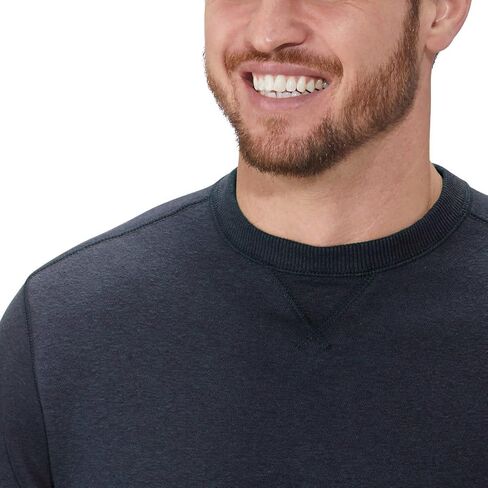 ج.ح. Bass & Co. سويت شيرت رجالي متوسط ​​الوزن من الصوف السويدي (سترة بحرية منقط، X-Large) in Kuwait