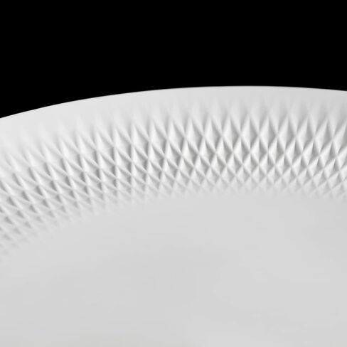 Villeroy & Boch Manufacture Collier Blanc، وعاء أنيق للفواكه والديكور، بورسلين فاخر، غسيل يدوي، أبيض in Saudi Arabia