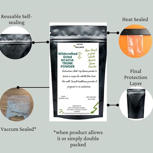 Generic مسحوق ألياف أكاسيا - ألياف أكاسيا السنغال - مسحوق ألياف أكاسيا مطحونة - أكاسيا نيلوتيكا - أكاسيا فيبرا بولفو - بودري دي نيب نيب in Saudi Arabia