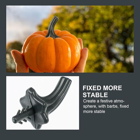 Kisangel 24 قطعة جذع اليقطين الاصطناعي لعيد الهالوين عيد الشكر سيقان اليقطين الصناعي DIY زينة سقوط اليقطين حصاد جذع اليقطين in Kuwait