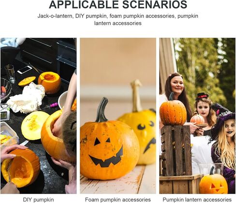 Kisangel 24 قطعة جذع اليقطين الاصطناعي لعيد الهالوين عيد الشكر سيقان اليقطين الصناعي DIY زينة سقوط اليقطين حصاد جذع اليقطين in Kuwait