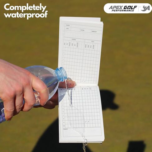 A-ONE Golf scorecard Holder / 2 Waterproof Golf Journal (Golf Log Book), Golf Yardage Book, Golf Scorecard Book, Golf Notebook Golf scorecard Book,30x scorecards. Golf Leather Score Journal in Kuwait