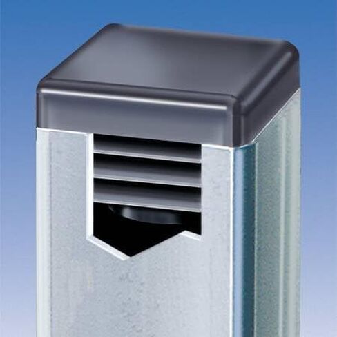 SBDs (Pack of 1) 6.0" Plug for Square Tubing (SQR 6-3-10 PE-LD) to fit Square Tube End Caps Size OD 6.0" |Wall Thickness 3-10 Ga. (.259-.134") for ID 5.482" to 5.732" – Made in USA in Saudi Arabia
