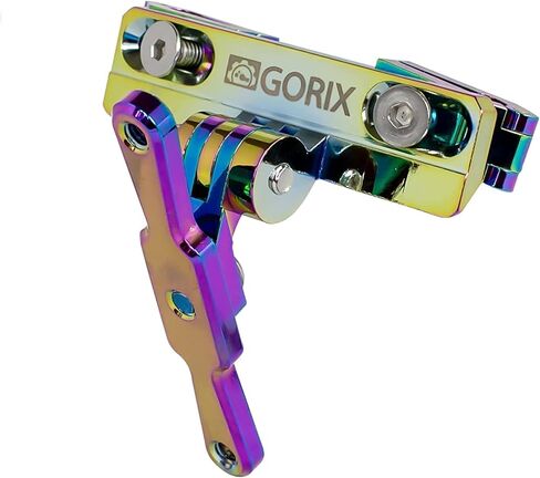 GORIX دراجة زجاجة قفص محول جبل قابل للتعديل MTB الطريق الدراجة المقود زجاجة مياه حامل مقعد آخر جبل (GX-SDLBC (الإصدار العالمي)) (بقعة الزيت) in Kuwait