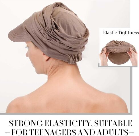 4 عبوات من أغطية الرأس الناعمة للسرطان للنساء، قبعات كيميائية للرأس، قبعات كيميائية، عمامة للحجاب، قبعة بيسبول، قبعة صغيرة مترهلة للمرضى الذين يعانون من تساقط الشعر in Kuwait